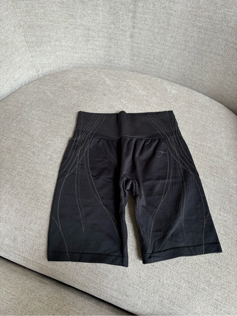 Gymshark Black High-Waist Seamless Biker Shorts
